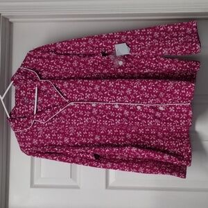 Croft & Barrow women sleepwear shirt size XXL button down